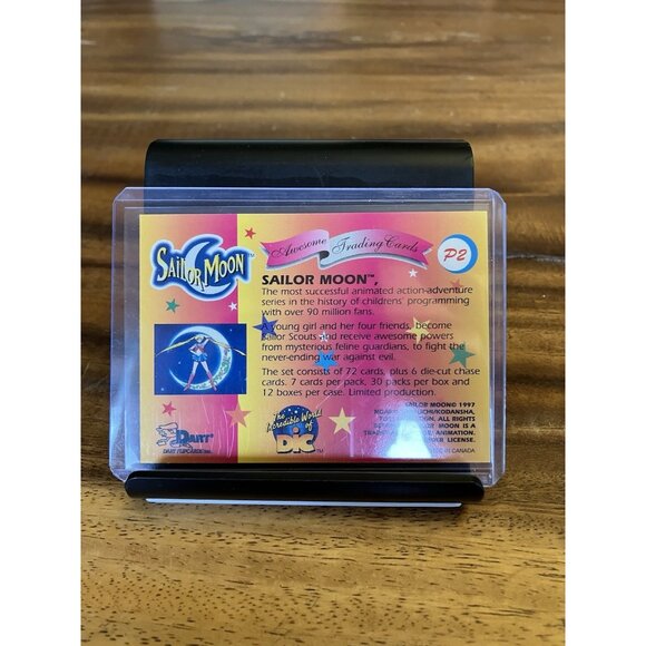 1997 Dart SAILOR MOON #P2 Awesome Trading Cards PROMO - Picture 5 of 9